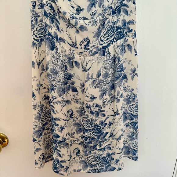 Reformation Marin Floral Minidress in Pompadour Size 12 - Picture 6 of 12